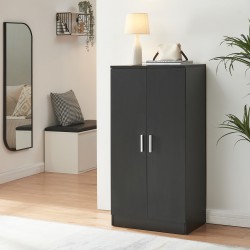 Шкаф за обувки Noribontaa 108x55x35 см Черен [] - Sonata G
