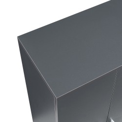 Шкаф за обувки Notribontaa 108x55x35 см антрацит [] - Sonata G