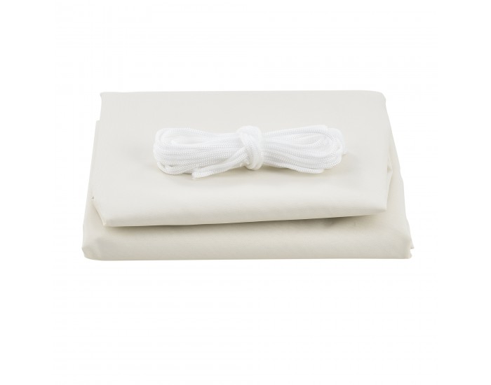 Правоъгълно слънчево платно 250х500 см пясъчен цвят