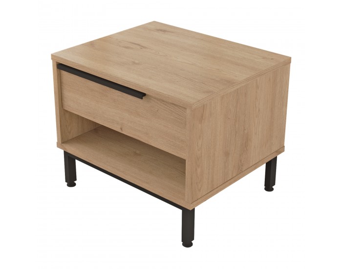 Нощно шкафче Vesanto 43x54x45 см вид дъб []