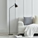 Регулируема черна подова лампа Bristol []