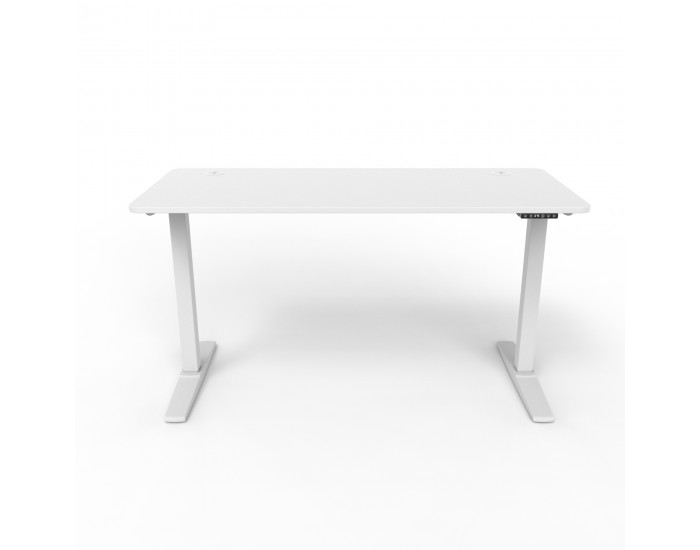 Маса с регулируема височина Kento 140x60cm Бяла []