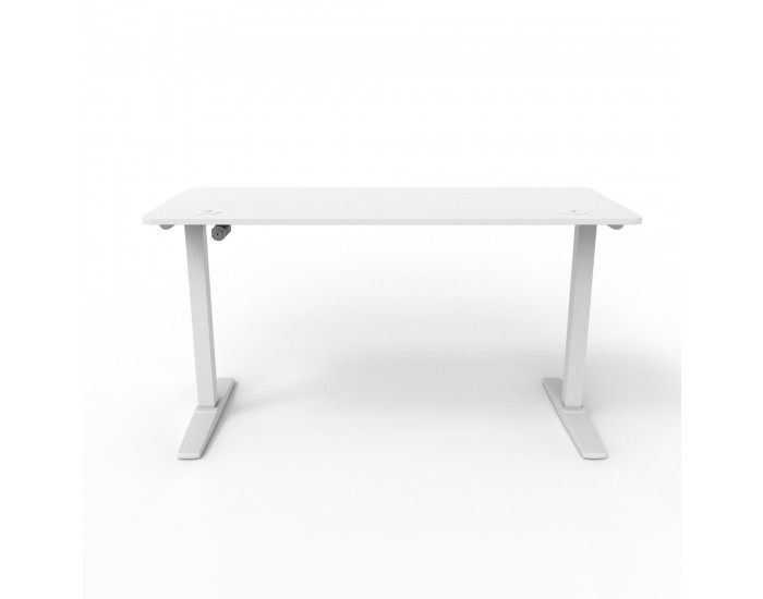 Маса с регулируема височина Kento 140x60cm Бяла []