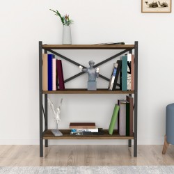 Етажерка Vanylven 85x66x34см дъб, антик [] - Мебели от метал