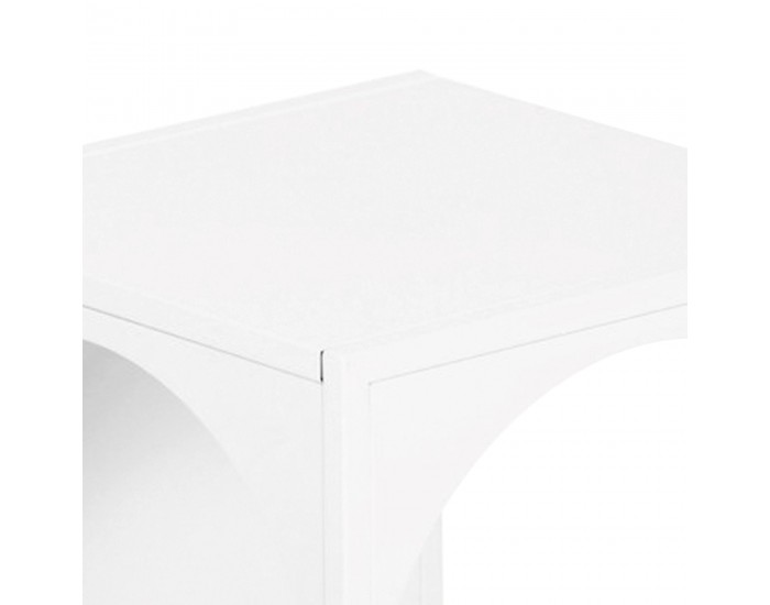 Стоящ рафт Akaa 133x35x35см бял []