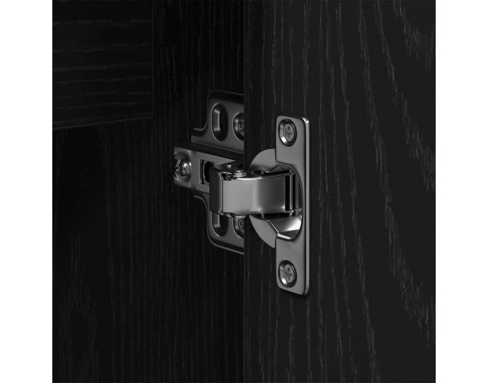 Sonata H 3 Часовен Комплект Мебели за Баня Черен Дъб Инженерна Дървесина