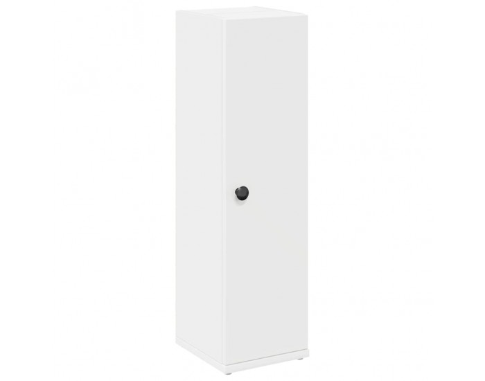 Sonata H Шкаф за баня с държач за ролки, бял, 20,5x22x72 см