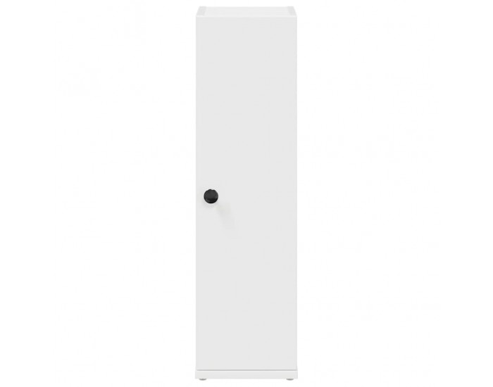 Sonata H Шкаф за баня с държач за ролки, бял, 20,5x22x72 см