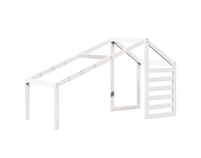 Sonata H Покрив за детско легло, бял, 188x82x113 см, бор масив