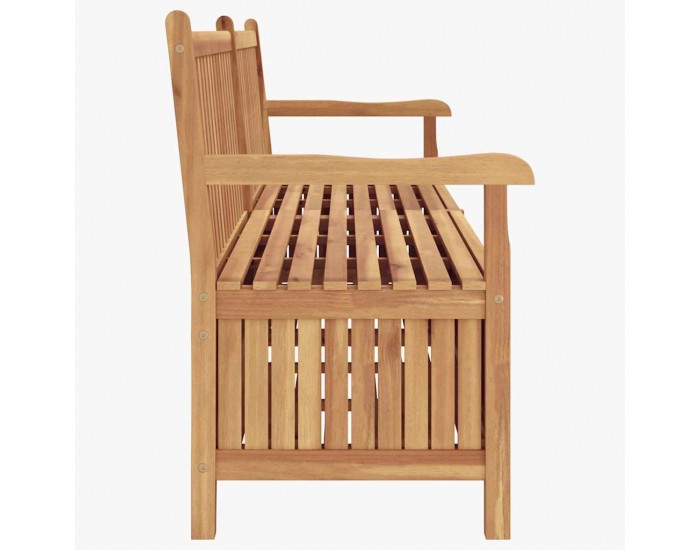 Sonata H Градинска Пейка за Съхранение Кафяво 228 x 60 x 90 см