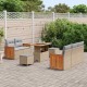 Sonata H Градински Софа Комплект с възглавница 8 pcs бежово и светлосиво
