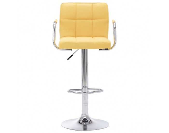 Sonata H Бар столове, 2 бр, жълти, текстил