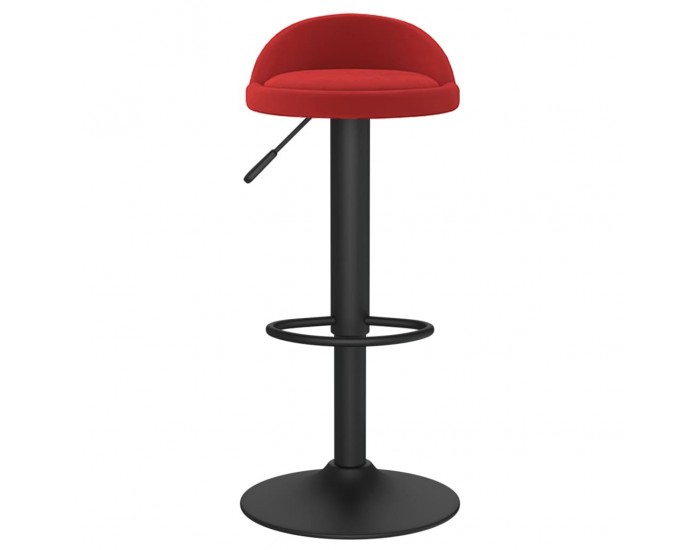 Sonata H Бар табуретка, виненочервена, кадифе