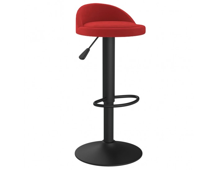 Sonata H Бар табуретка, виненочервена, кадифе