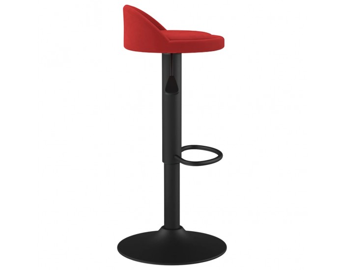 Sonata H Бар табуретка, виненочервена, кадифе