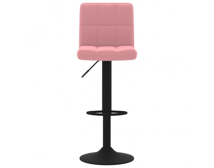 Sonata H Бар табуретка, розова, кадифе