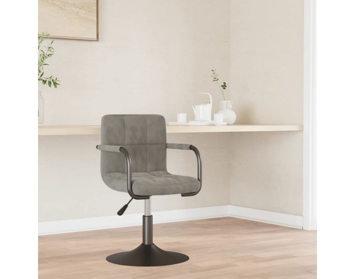 Sonata H Бар табуретка, светлосива, кадифе Sonata H Бар табуретка, светлосива, кадифе
