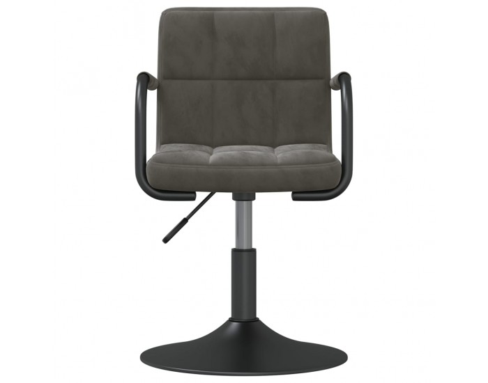 Sonata H Трапезен стол, тъмносив, кадифе