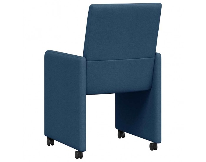 Sonata H Обедени столове с колело 2 pcs Синьо 57 х 66 х 94 см текстил