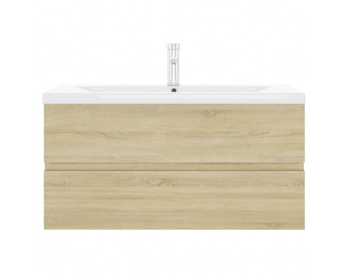 Sonata H Шкаф за баня с вградена мивка, дъб сонома, инженерно дърво