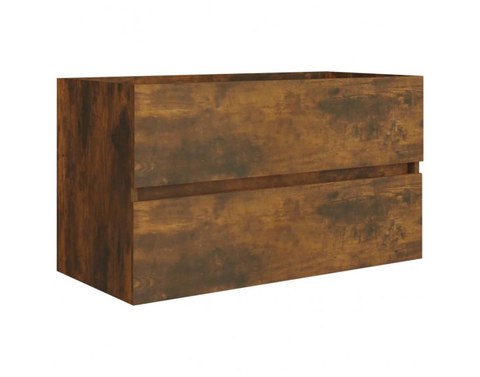 Sonata H Шкаф за мивка с вградена мивка, опушен дъб, инженерно дърво