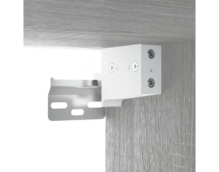 Sonata H Шкаф за мивка с вградена мивка, сив сонома, инженерно дърво