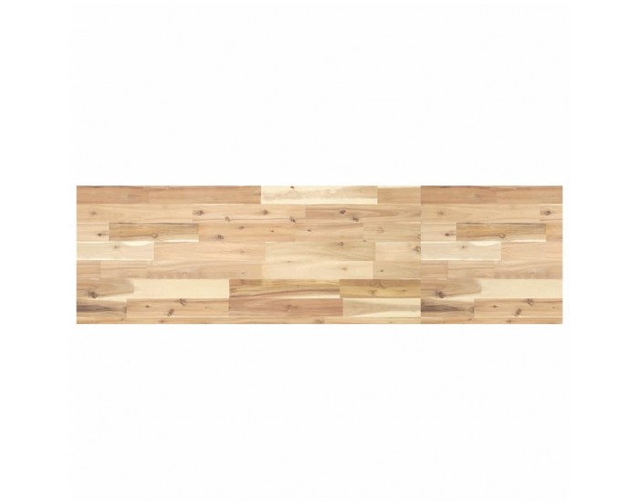 Sonata H Плот за баня, необработен, 120x40x4 см, масивно дърво акация