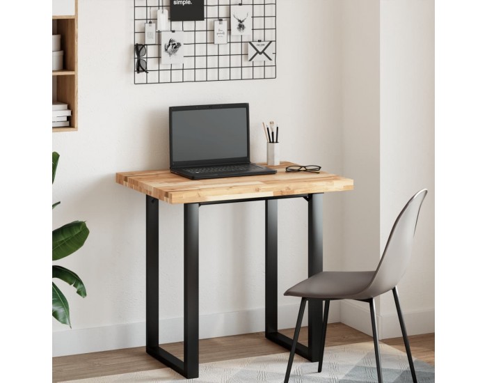 Sonata H Плот за баня, необработен, 80x60x4 см, масивно дърво акация