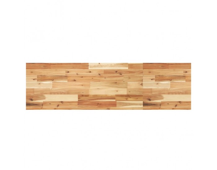 Sonata H Плот за баня, маслен финиш, 120x40x4 см, масивно дърво акация