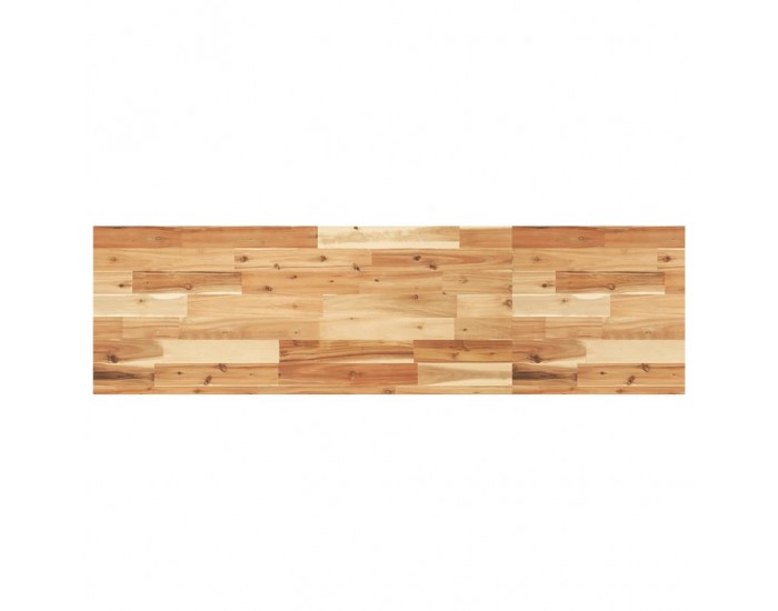 Sonata H Плот за баня, маслен финиш, 140x40x4 см, масивно дърво акация