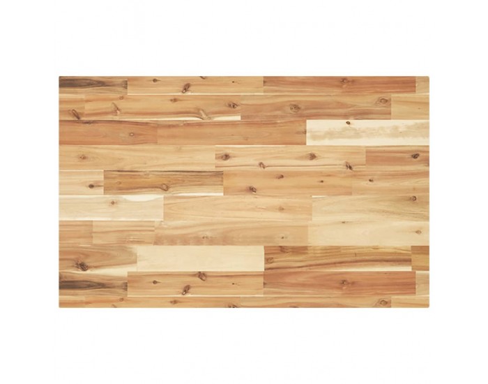 Sonata H Плот за баня, маслен финиш, 120x50x4 см, масивно дърво акация