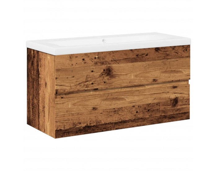 Sonata H шкаф за мивка с вграден басейн Старо дърво
