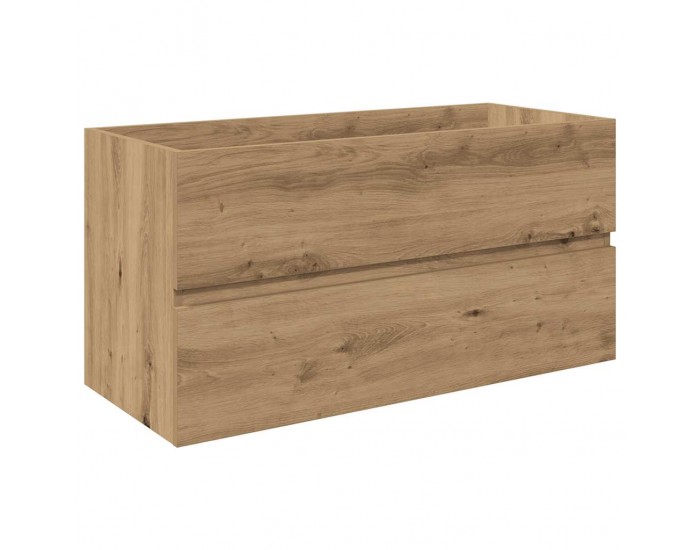 Sonata H Шкаф за мивка с вграден умивалник и смесител Дъб артизан