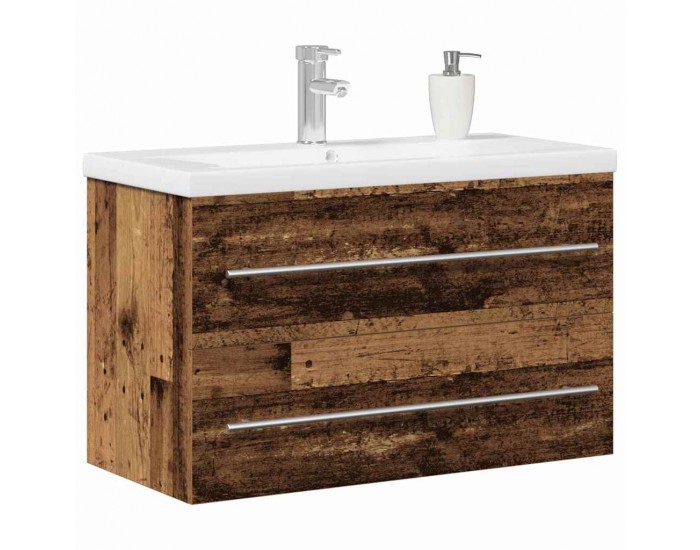 Sonata H Шкаф за мивка в баня Старо дърво 80 x 38.5 x 48 cm