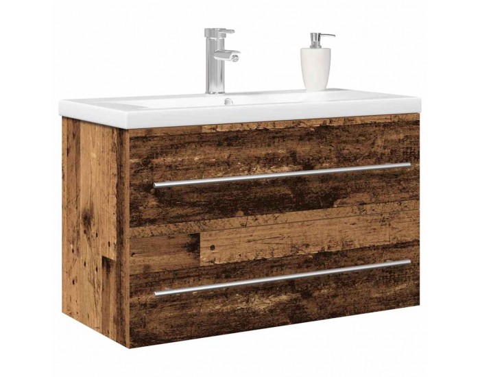 Sonata H Шкаф с мивка с чекмедже 2 pcs Старо дърво 80 x 38.5 x 48 cm