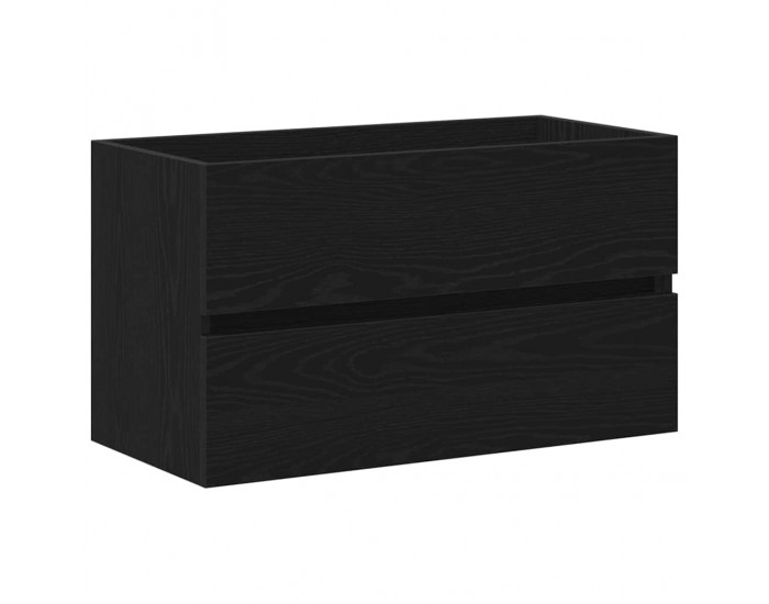 Sonata H Шкаф за мивка с врата Черен дъб 80 x 39 x 62 см Инженерно дърво