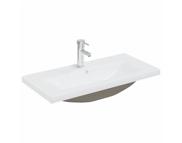 Sonata H Шкаф за мивка с врата Черен дъб 80 x 39 x 62 см Инженерно дърво