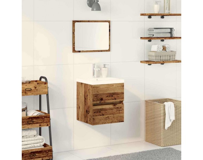 Sonata H Шкаф за мивка с врата Черен дъб 41 x 39 x 62 см Инженерно дърво