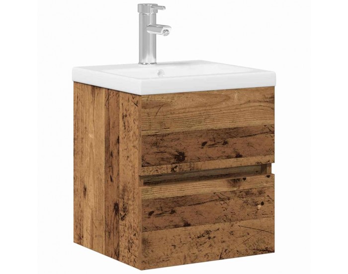 Sonata H Шкаф за мивка с врата Черен дъб 41 x 39 x 62 см Инженерно дърво