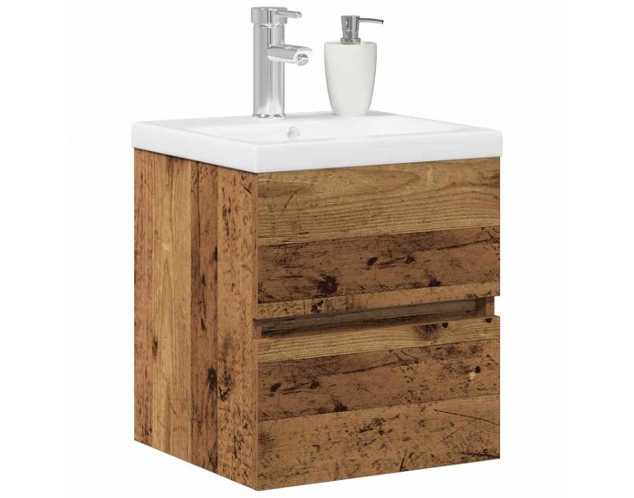 Sonata H Шкаф за мивка с врата Черен дъб 41 x 39 x 62 см Инженерно дърво