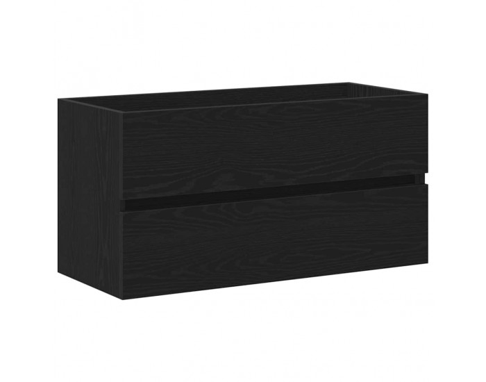 Sonata H Шкаф за мивка с врата Черен дъб 90 x 39 x 62 см Инженерно дърво