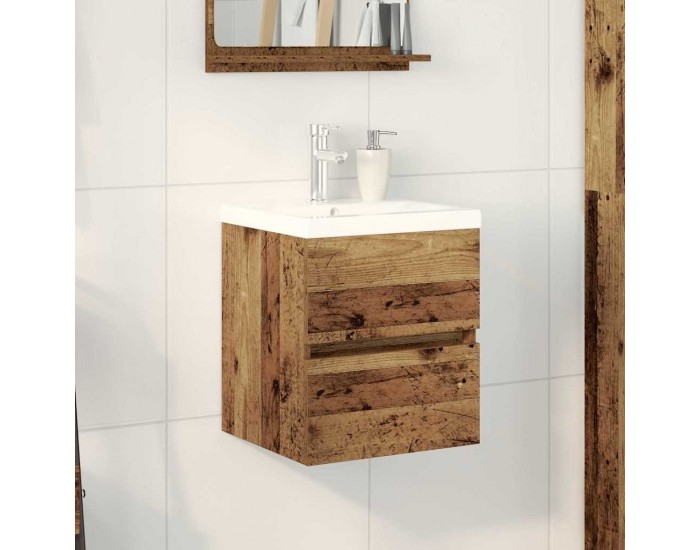 Sonata H Шкаф за мивка с врата Черен дъб 41 x 39 x 62 см Инженерно дърво