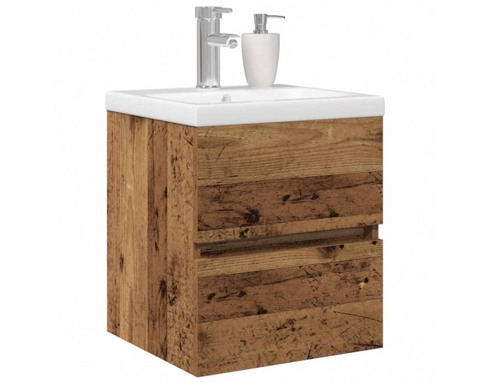 Sonata H Шкаф за мивка с врата Черен дъб 41 x 39 x 62 см Инженерно дърво