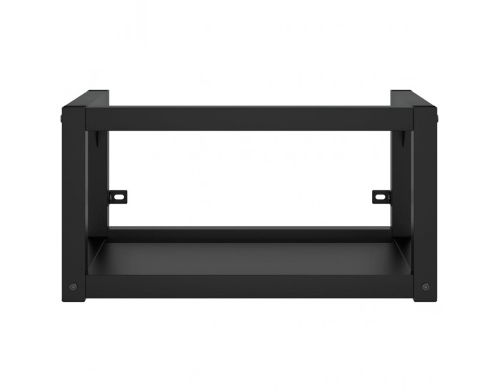 Sonata H Рамка за мивка за баня стенен монтаж черна 59x38x31 см желязо