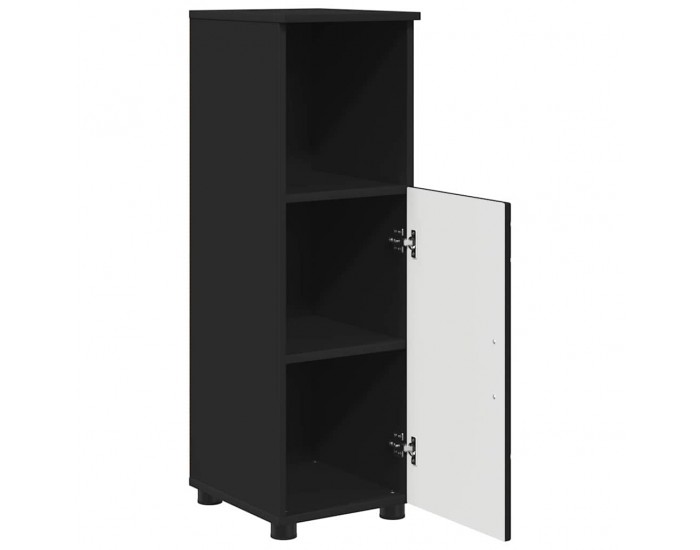 Sonata H Комплект мебели за баня с врата 3 pcs Черно 61 x 35 x 64 см