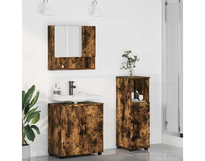 Sonata H Комплект мебели за баня 3 pcs Опушен дъб 61 x 35 x 64 см