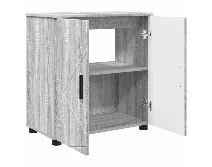 Sonata H Комплект мебели за баня 3 pcs Сив сонома 61 x 35 x 64 см