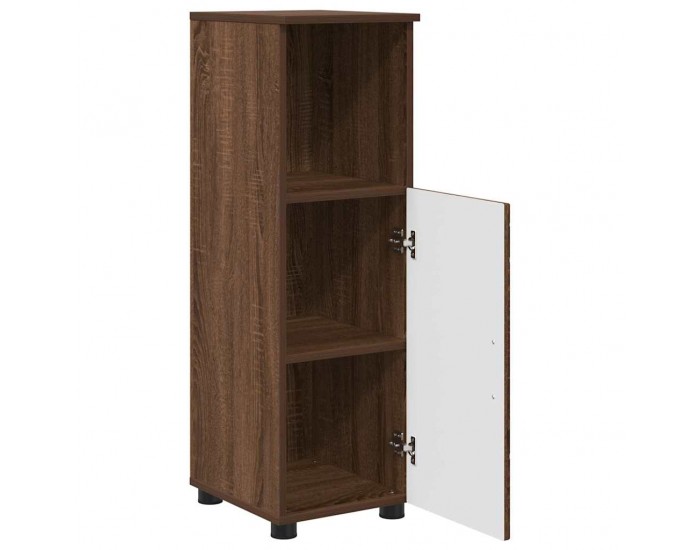 Sonata H Комплект мебели за баня с врата 3 pcs Кафяв дъб 61 x 35 x 64 см