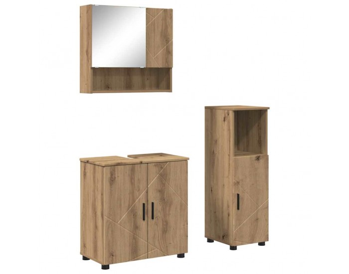 Sonata H Комплект мебели за баня 3 pcs дъб артизан 61 x 35 x 64 см