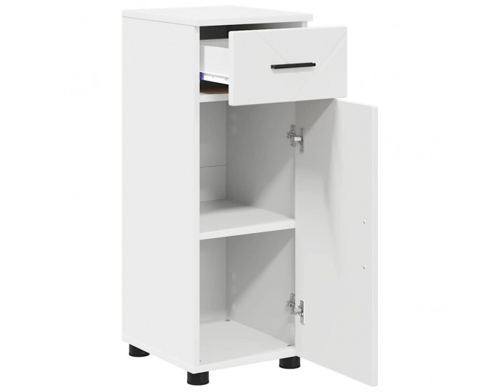 Sonata H Комплект мебели за баня с чекмедже 3 pcs Бяло 61 x 35 x 64 см